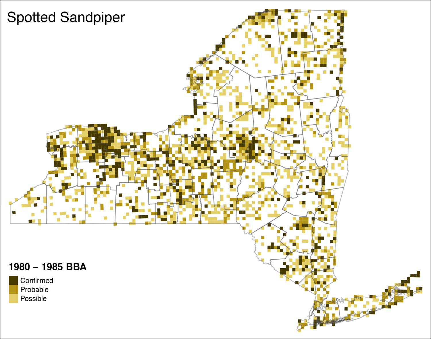 Spotted Sandpiper Atlas 1 Distribution