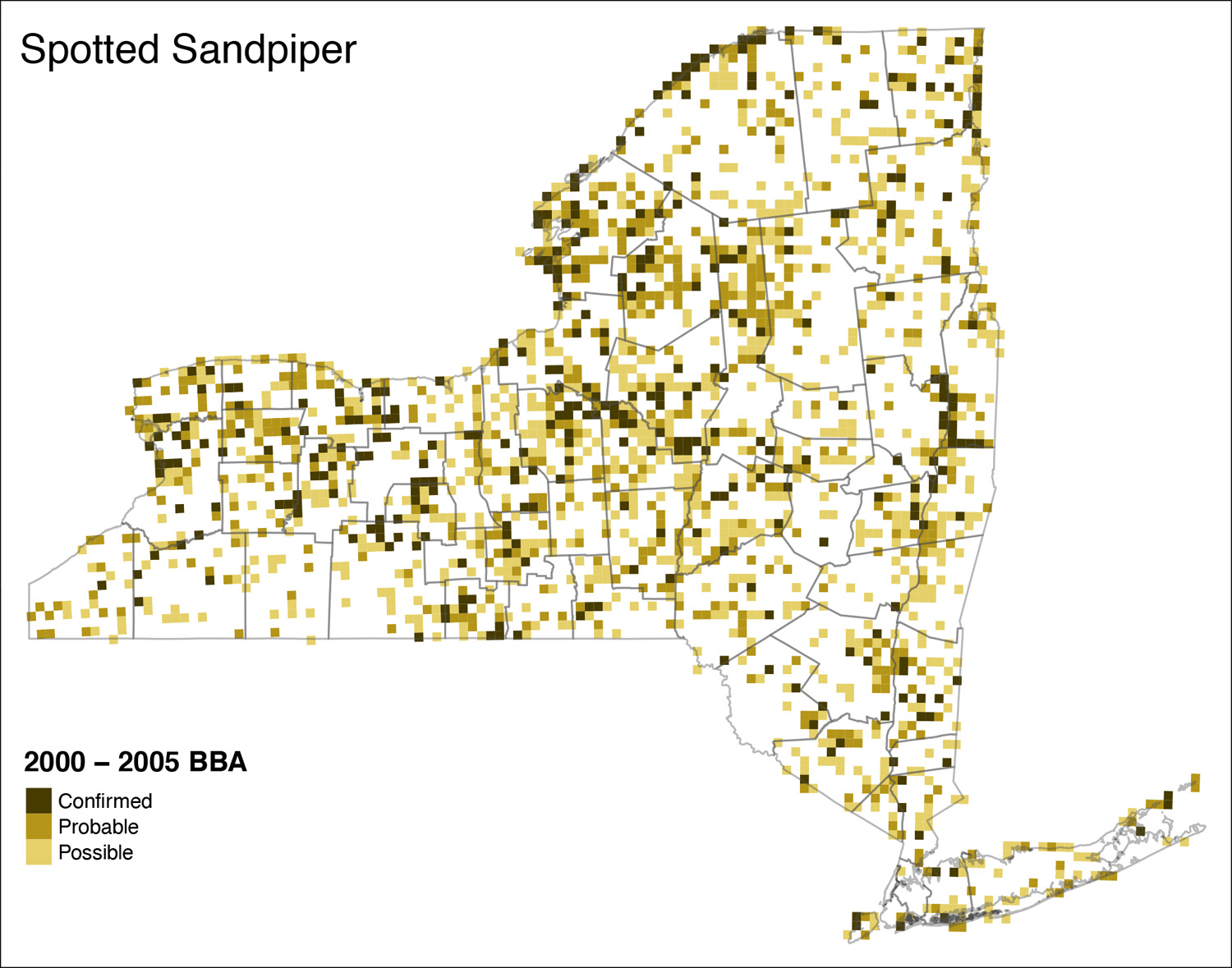 Spotted Sandpiper Atlas 2 Distribution