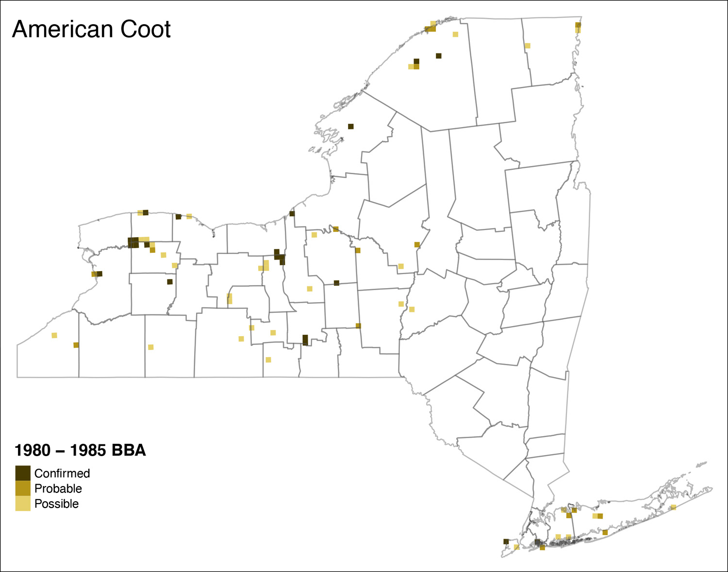 American Coot Atlas 1 Distribution