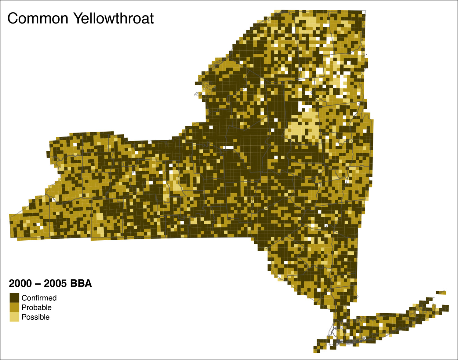 Common Yellowthroat Atlas 2 Results